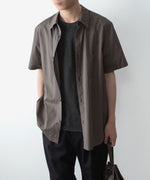 画像をギャラリービューアに読み込む, VEIN ヴェインの140/2 GIZA BROAD S/S SHIRT - L.BROWNの公式通販サイトsession福岡セレクトショップ
