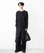 画像をギャラリービューアに読み込む, VEIN ヴェインの30//2 WAFFLE RAGLAN L/S TEE - BLACKの公式通販サイトsession福岡セレクトショップ
