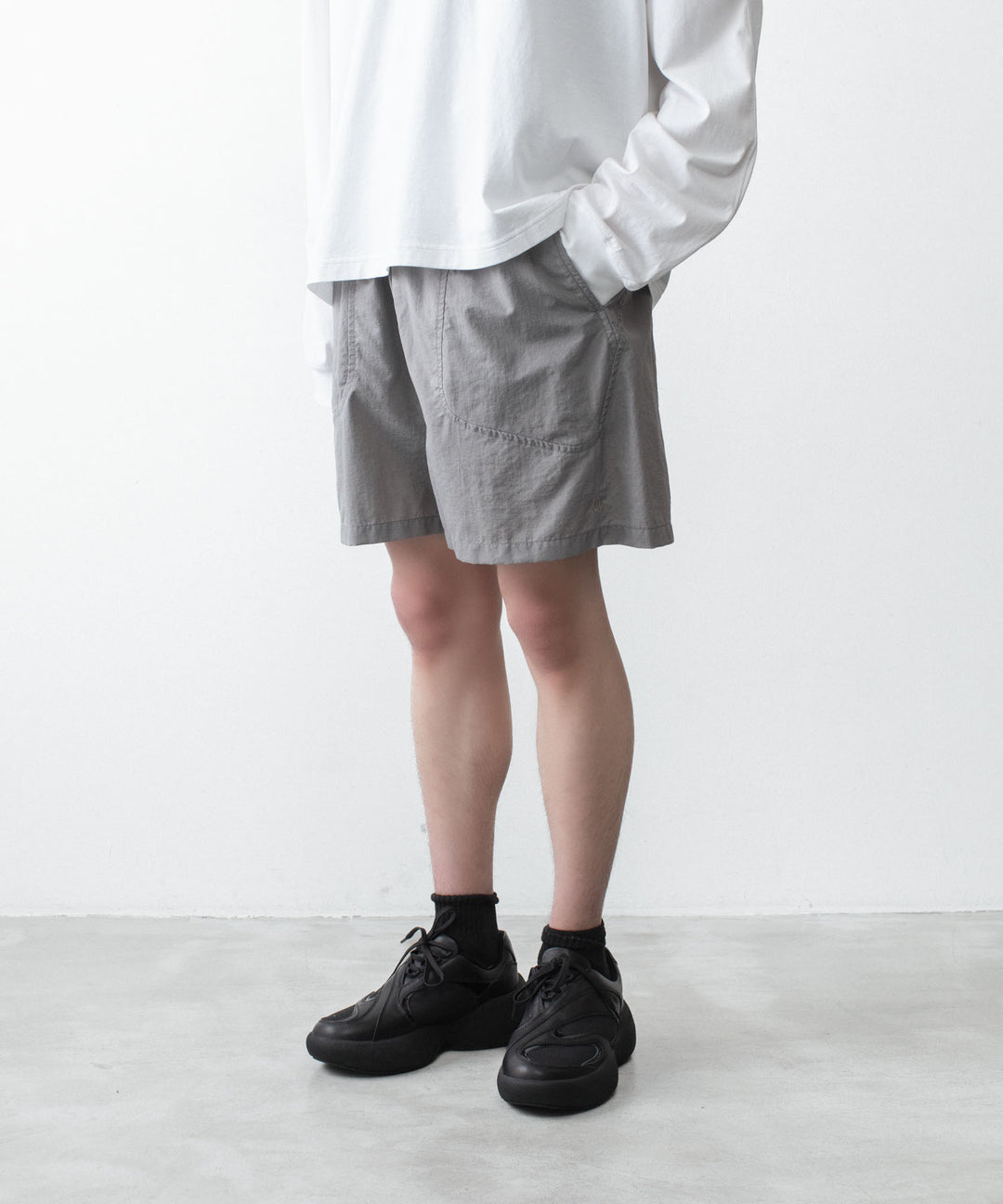 VEIN ヴェインのPIGMENT DYED NY WEATHER SHORTS - L.GRAYの公式通販サイトsession福岡セレクトショップ
