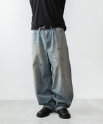 画像をギャラリービューアに読み込む, VEIN ヴェインの11OZ DENIM BAGGY JEANS - L.NAVYの公式通販サイトsession福岡セレクトショップ

