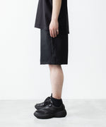 画像をギャラリービューアに読み込む, VEIN ヴェインの3/60 HIGH TWIST WOOL TRO EASY SHORTS - BLACKの公式通販サイトsession福岡セレクトショップ
