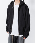 画像をギャラリービューアに読み込む, VEIN ヴェインのJUMBERCA TERRY ZIP UP HOODIE - BLACKの公式通販サイトsession福岡セレクトショップ
