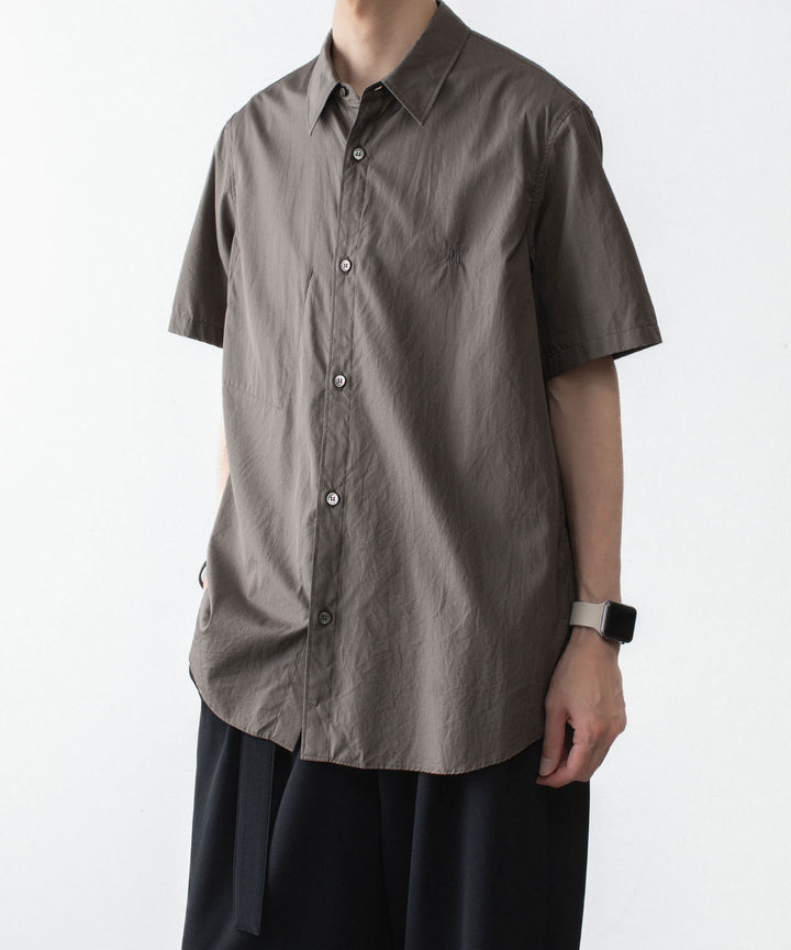 VEIN ヴェインの140/2 GIZA BROAD S/S SHIRT - L.BROWNの公式通販サイトsession福岡セレクトショップ