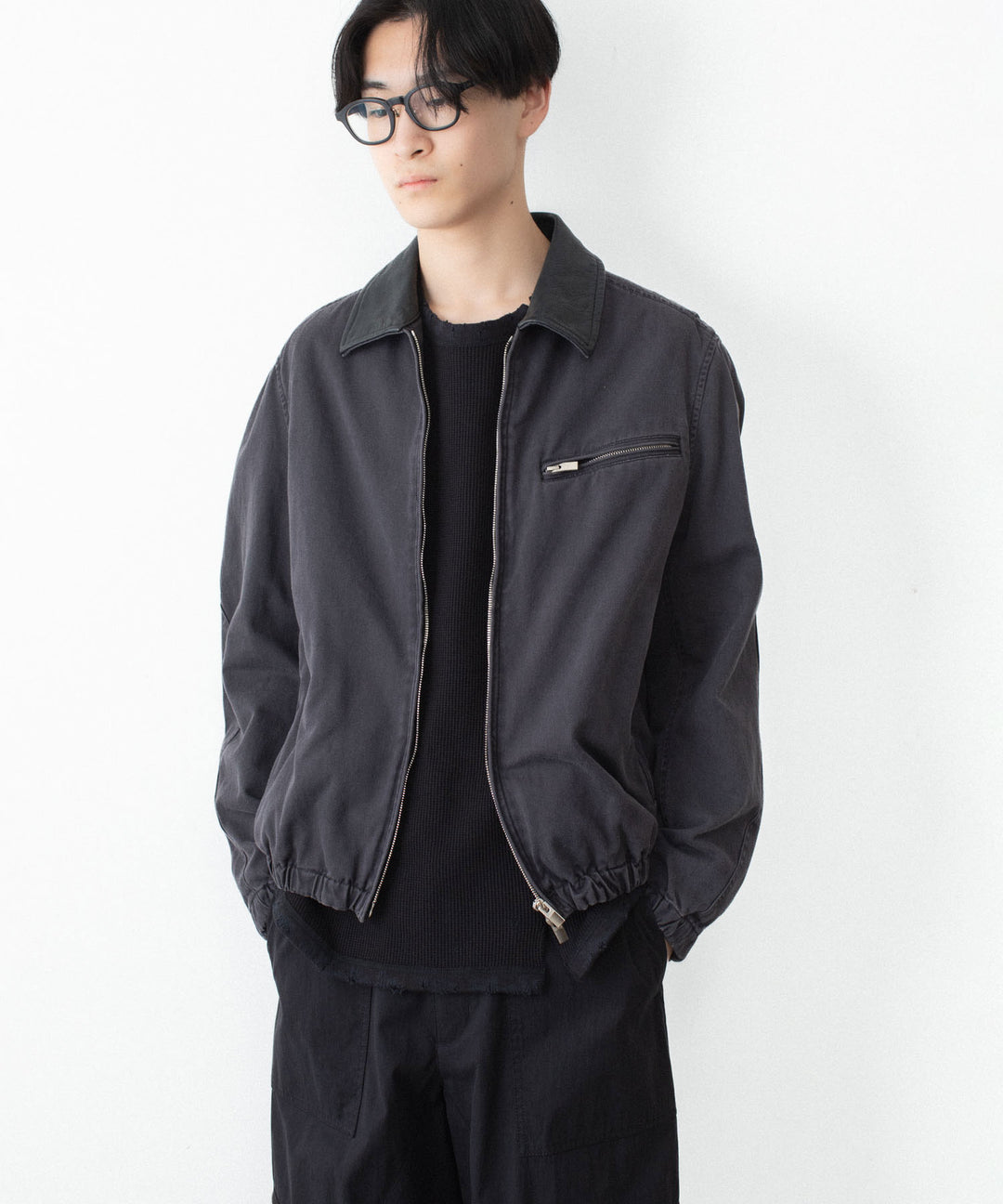 VEIN ヴェインの30//2 WAFFLE RAGLAN L/S TEE - BLACKの公式通販サイトsession福岡セレクトショップ