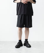 画像をギャラリービューアに読み込む, VEIN ヴェインの3/60 HIGH TWIST WOOL TRO EASY SHORTS - BLACKの公式通販サイトsession福岡セレクトショップ
