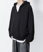 画像をギャラリービューアに読み込む, VEIN ヴェインのJUMBERCA TERRY SLIT HOODIE - BLACKの公式通販サイトsession福岡セレクトショップ
