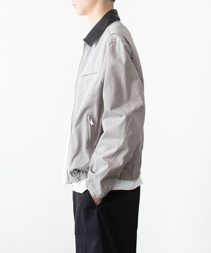 VEIN ヴェインのSULFUR DYED CHINO CLOTH WORK JKT - KHAKI GRAYの公式通販サイトsession福岡セレクトショップ