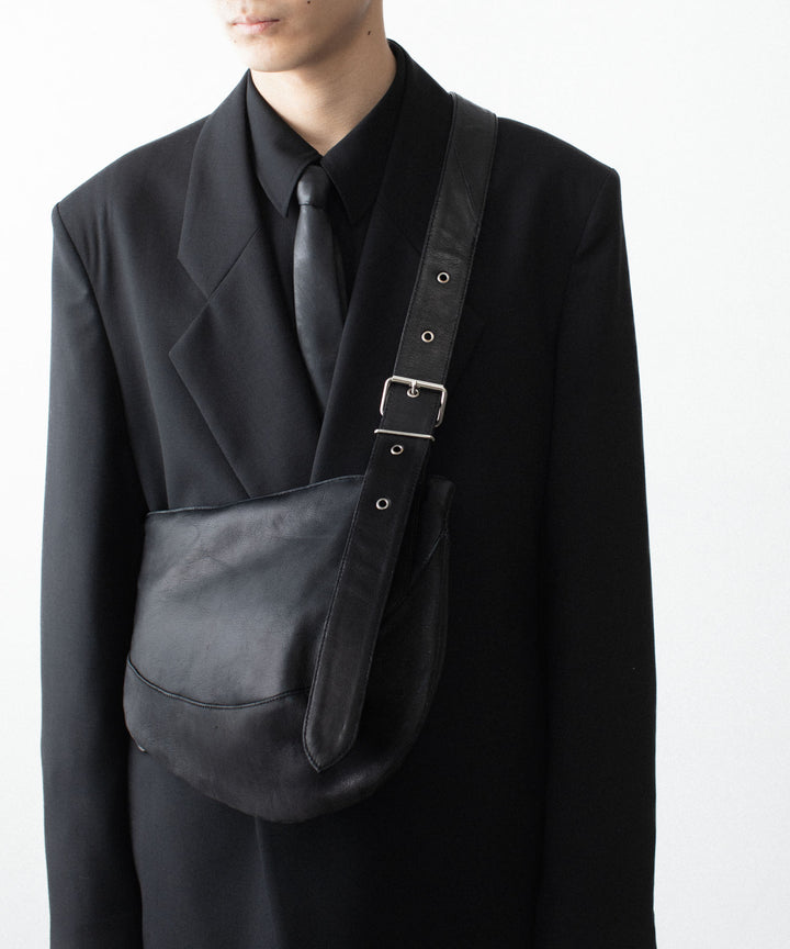 VEIN ヴェインのGOAT LEATHER SHOULDER BAG - BLACKの公式通販サイトsession福岡セレクトショップ