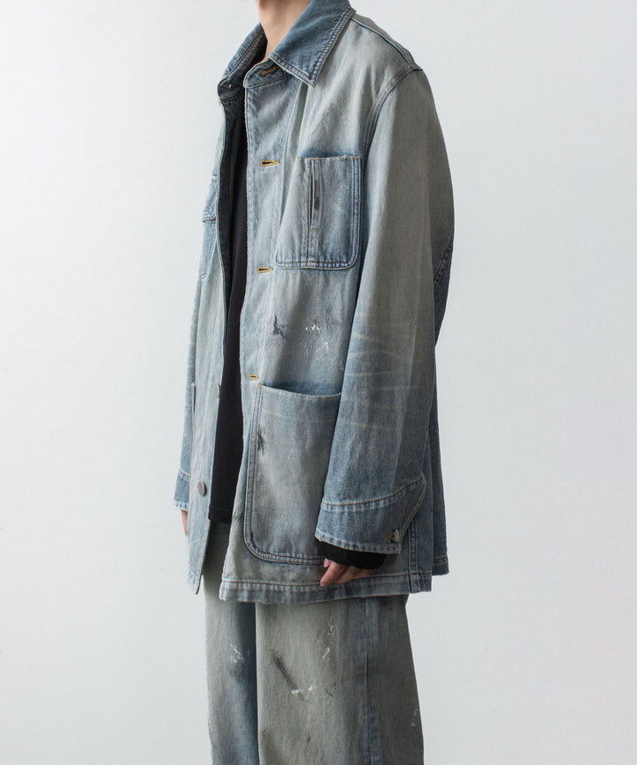 VEIN ヴェインの11OZ DENIM COVERALL JKT - L.NAVYの公式通販サイトsession福岡セレクトショップ