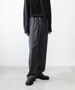 画像をギャラリービューアに読み込む, VEIN ヴェインの3/60 HIGH TWIST WOOL TRO EASY TROUSERS - D.GRAYの公式通販サイトsession福岡セレクトショップ
