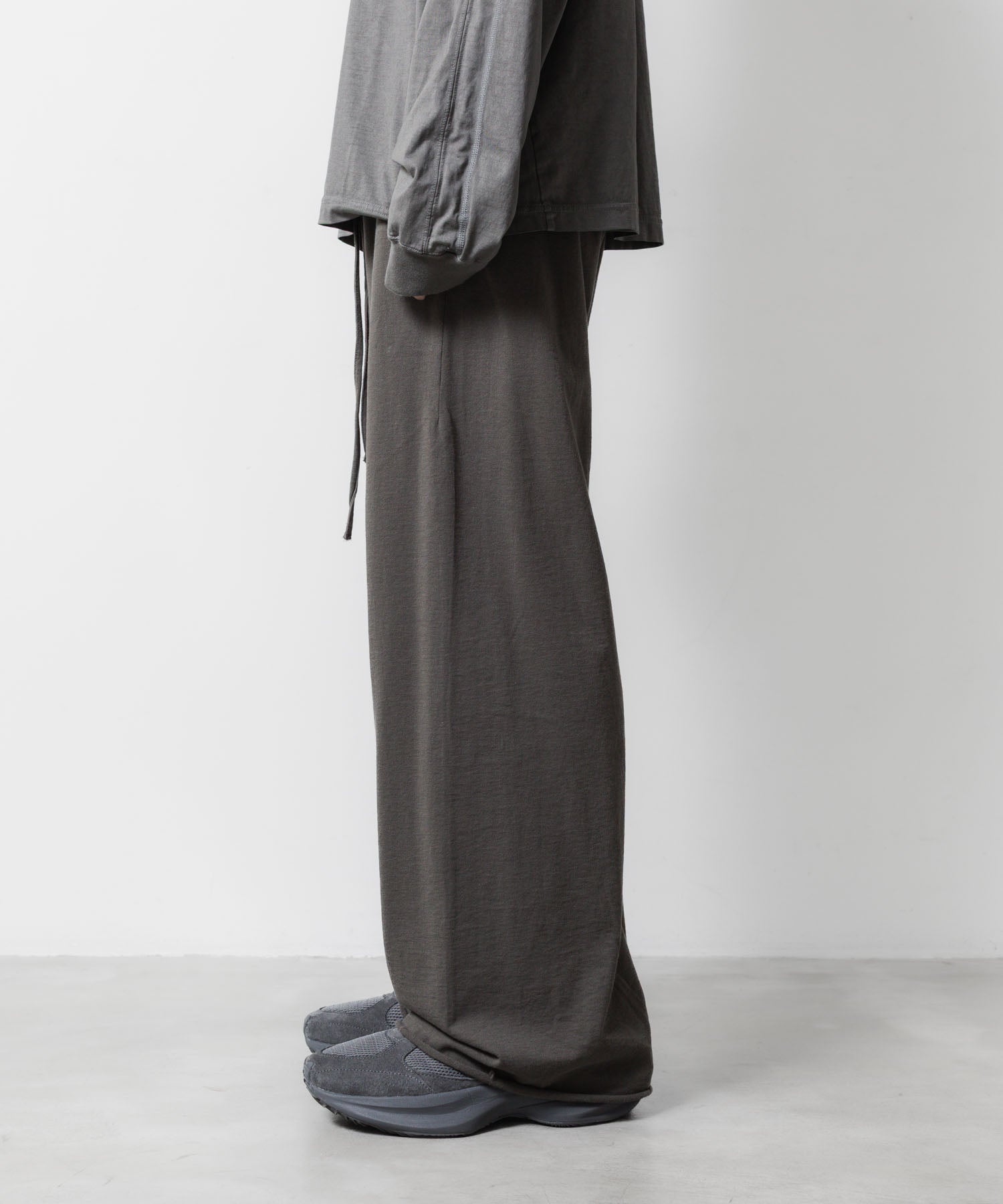 VEIN ヴェインのFINE TERRY EASY WIDE TROUSERS - GRAYの公式通販サイトsession福岡セレクトショップ