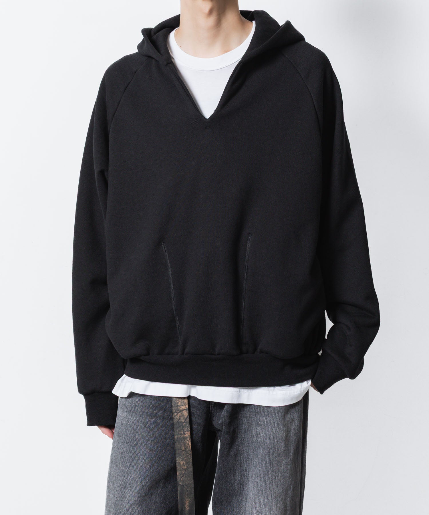VEIN ヴェインのJUMBERCA TERRY SLIT HOODIE - BLACKの公式通販サイトsession福岡セレクトショップ