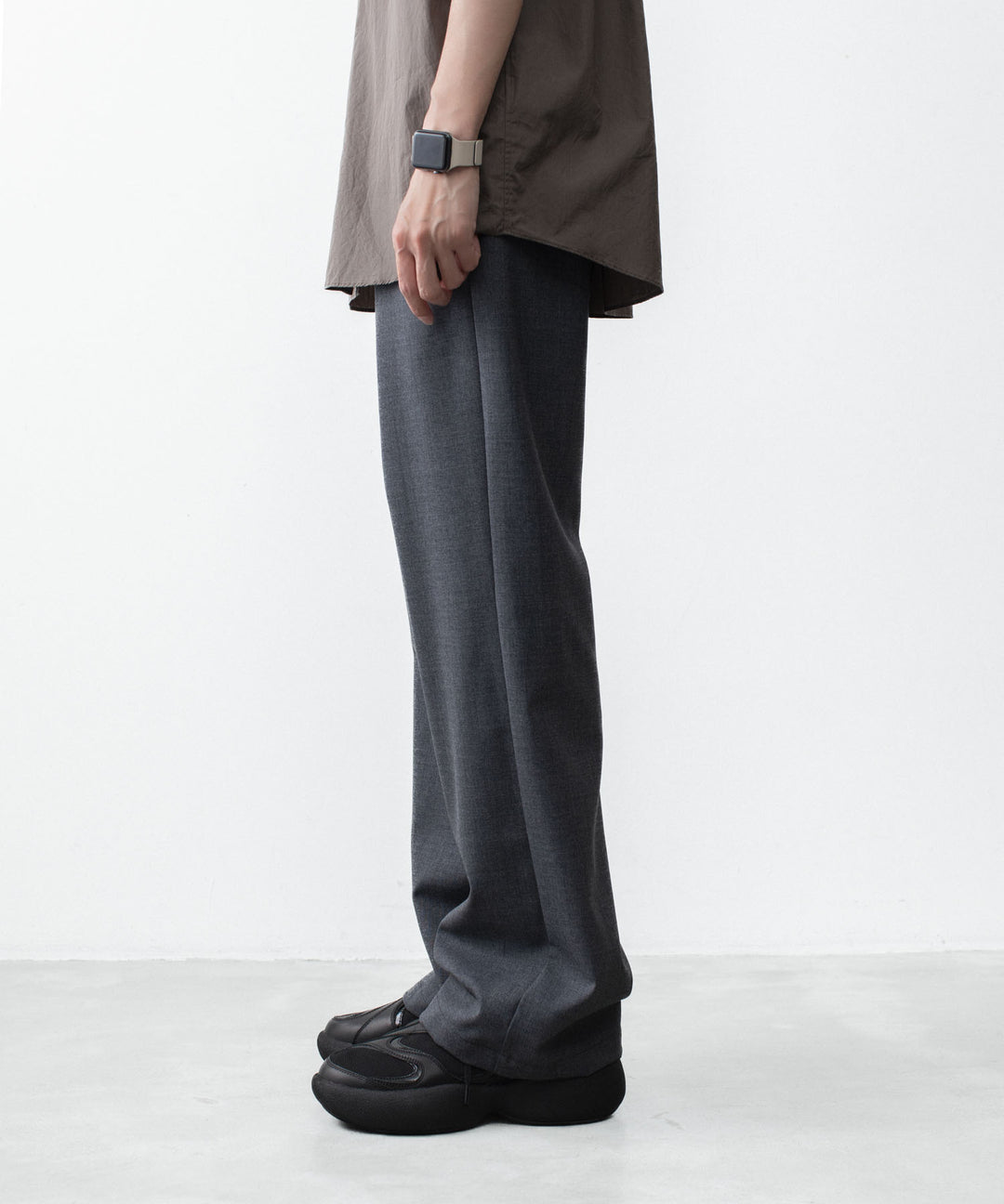 VEIN ヴェインの3/60 HIGH TWIST WOOL TRO EASY TROUSERS - D.GRAYの公式通販サイトsession福岡セレクトショップ