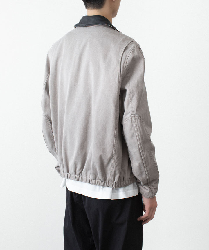 VEIN ヴェインのSULFUR DYED CHINO CLOTH WORK JKT - KHAKI GRAYの公式通販サイトsession福岡セレクトショップ