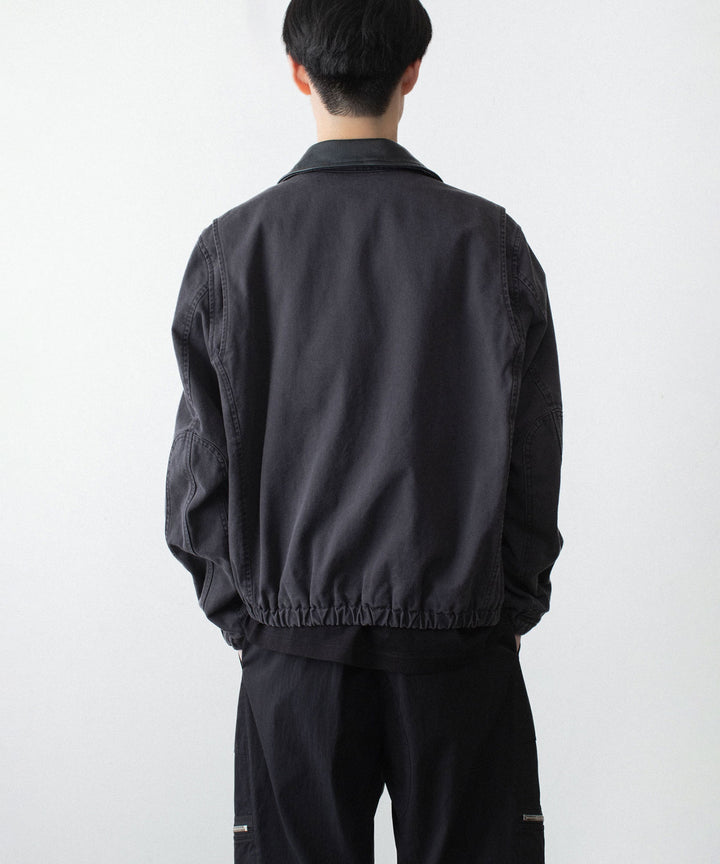 VEIN ヴェインのSULFUR DYED CHINO CLOTH WORK JKT - BLACKの公式通販サイトsession福岡セレクトショップ