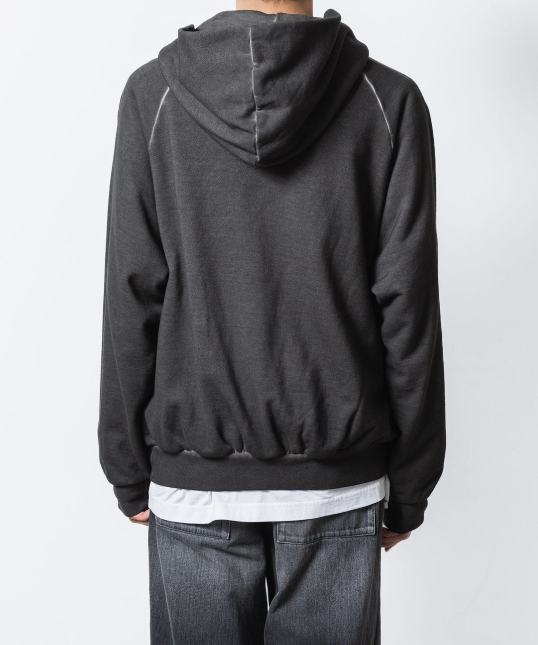 VEIN ヴェインのJUMBERCA TERRY COLD DYED SLIT HOODIE - GRAYの公式通販サイトsession福岡セレクトショップ