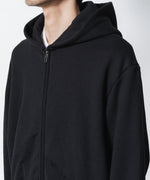 画像をギャラリービューアに読み込む, VEIN ヴェインのJUMBERCA TERRY ZIP UP HOODIE - BLACKの公式通販サイトsession福岡セレクトショップ
