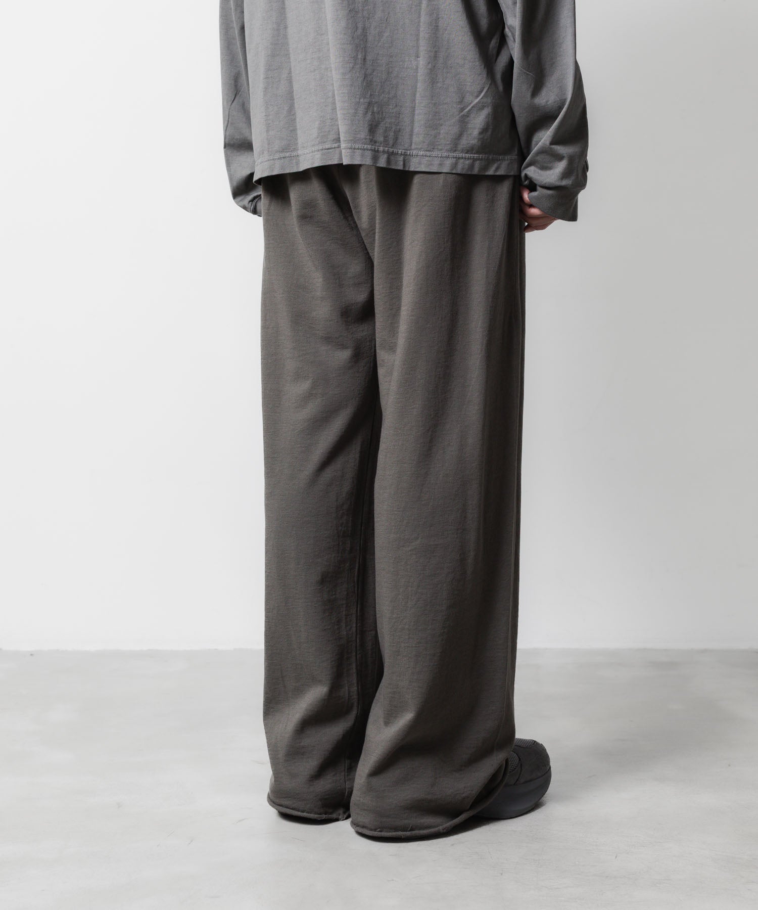 VEIN ヴェインのFINE TERRY EASY WIDE TROUSERS - GRAYの公式通販サイトsession福岡セレクトショップ