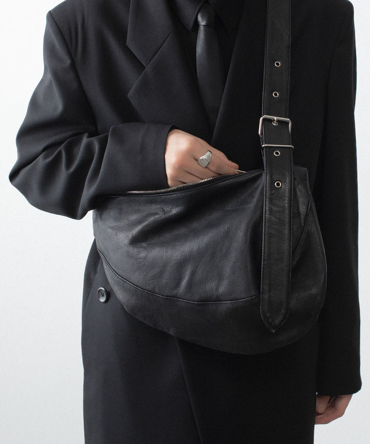 VEIN ヴェインのGOAT LEATHER SHOULDER BAG - BLACKの公式通販サイトsession福岡セレクトショップ