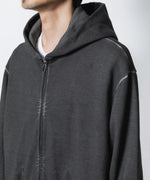 画像をギャラリービューアに読み込む, VEIN ヴェインのJUMBERCA TERRY COLD DYED ZIP UP HOODIE - GRAYの公式通販サイトsession福岡セレクトショップ
