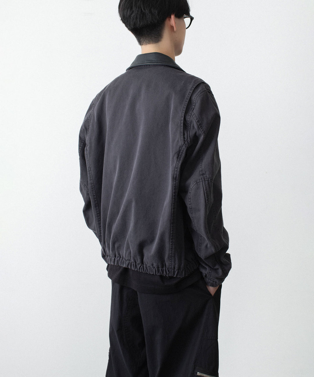 VEIN ヴェインのSULFUR DYED CHINO CLOTH WORK JKT - BLACKの公式通販サイトsession福岡セレクトショップ