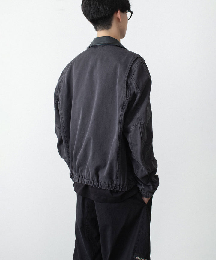 VEIN ヴェインのSULFUR DYED CHINO CLOTH WORK JKT - BLACKの公式通販サイトsession福岡セレクトショップ