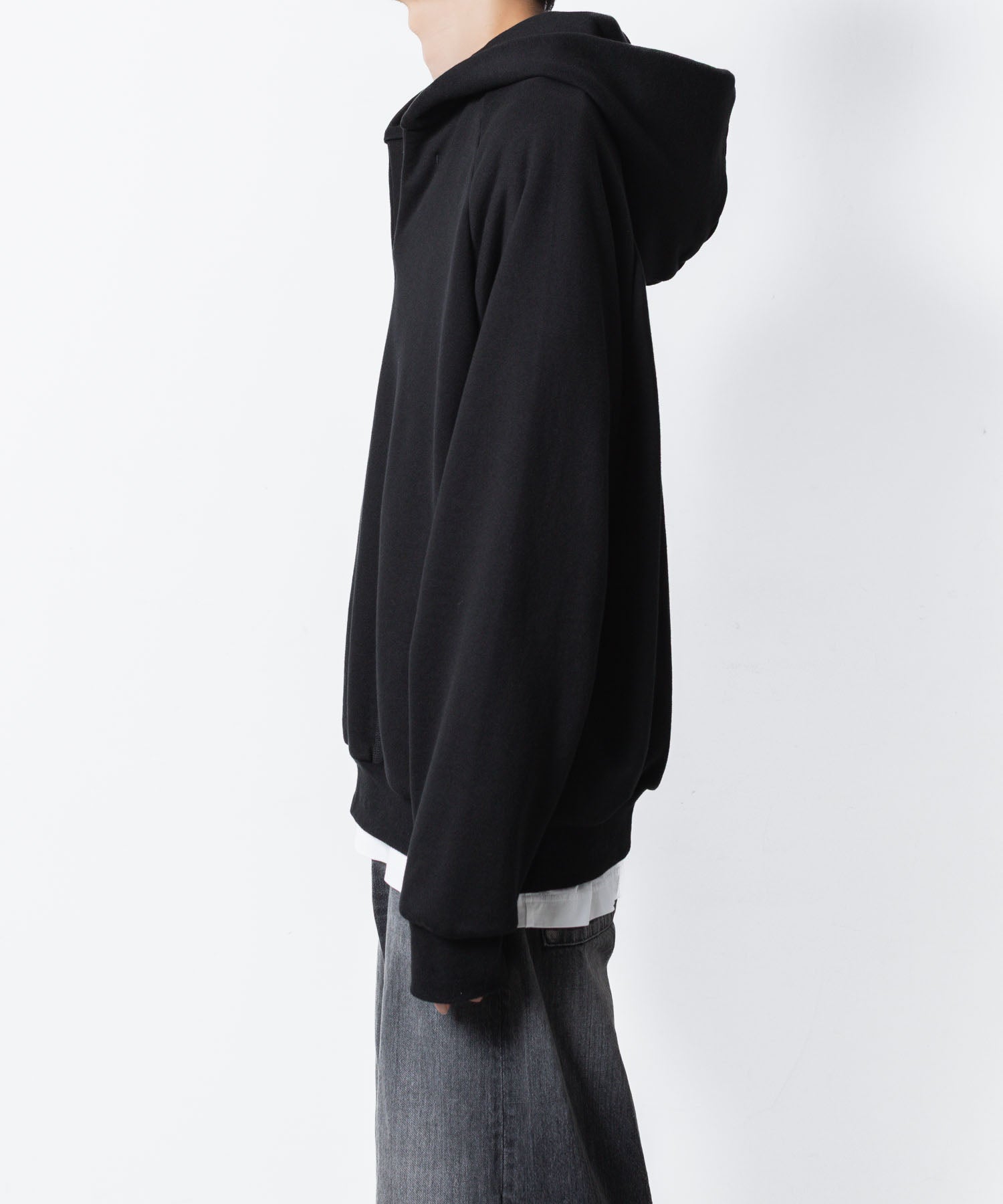 VEIN ヴェインのJUMBERCA TERRY SLIT HOODIE - BLACKの公式通販サイトsession福岡セレクトショップ
