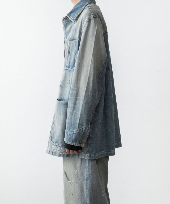 VEIN ヴェインの11OZ DENIM COVERALL JKT - L.NAVYの公式通販サイトsession福岡セレクトショップ