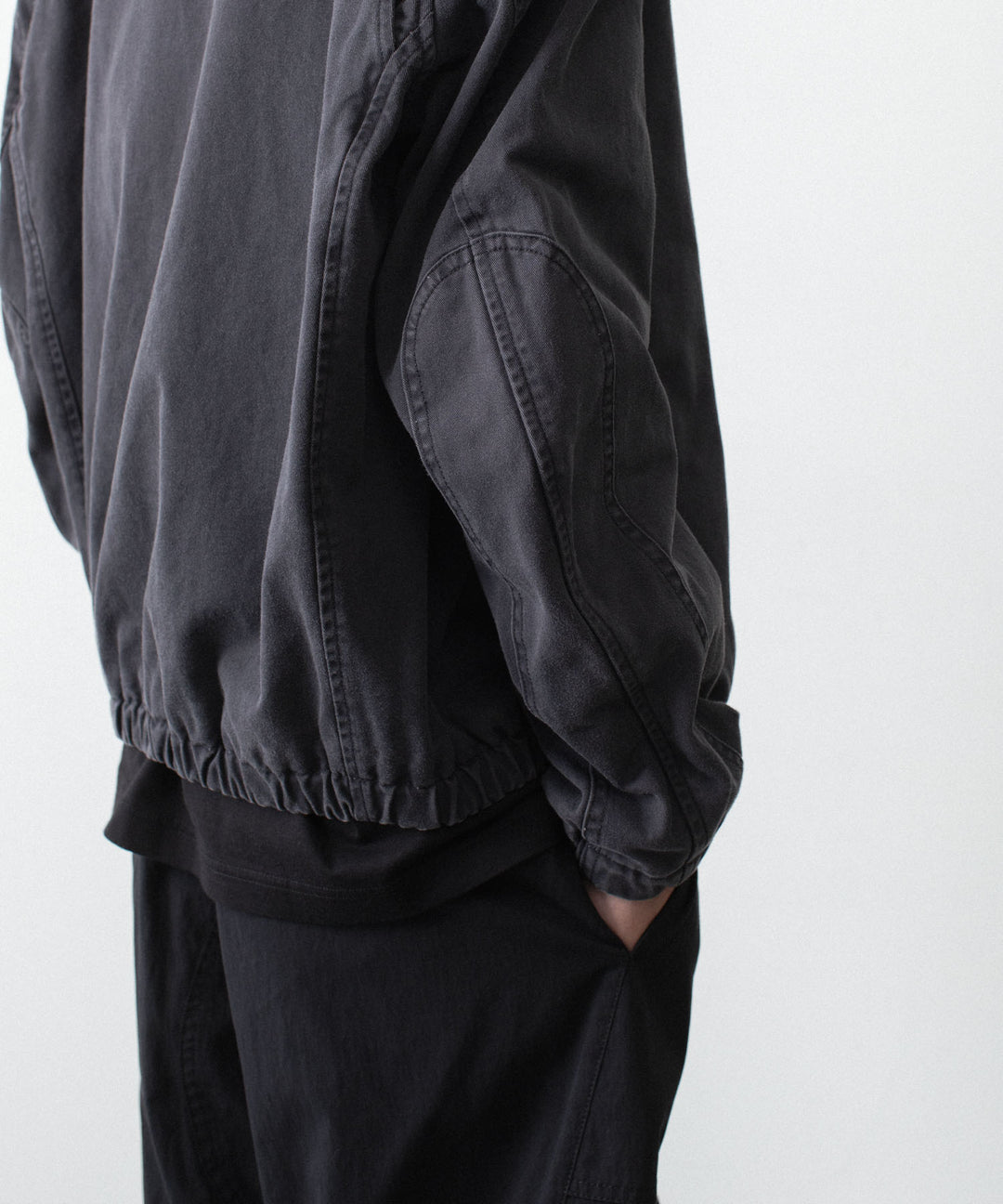 VEIN ヴェインのSULFUR DYED CHINO CLOTH WORK JKT - BLACKの公式通販サイトsession福岡セレクトショップ