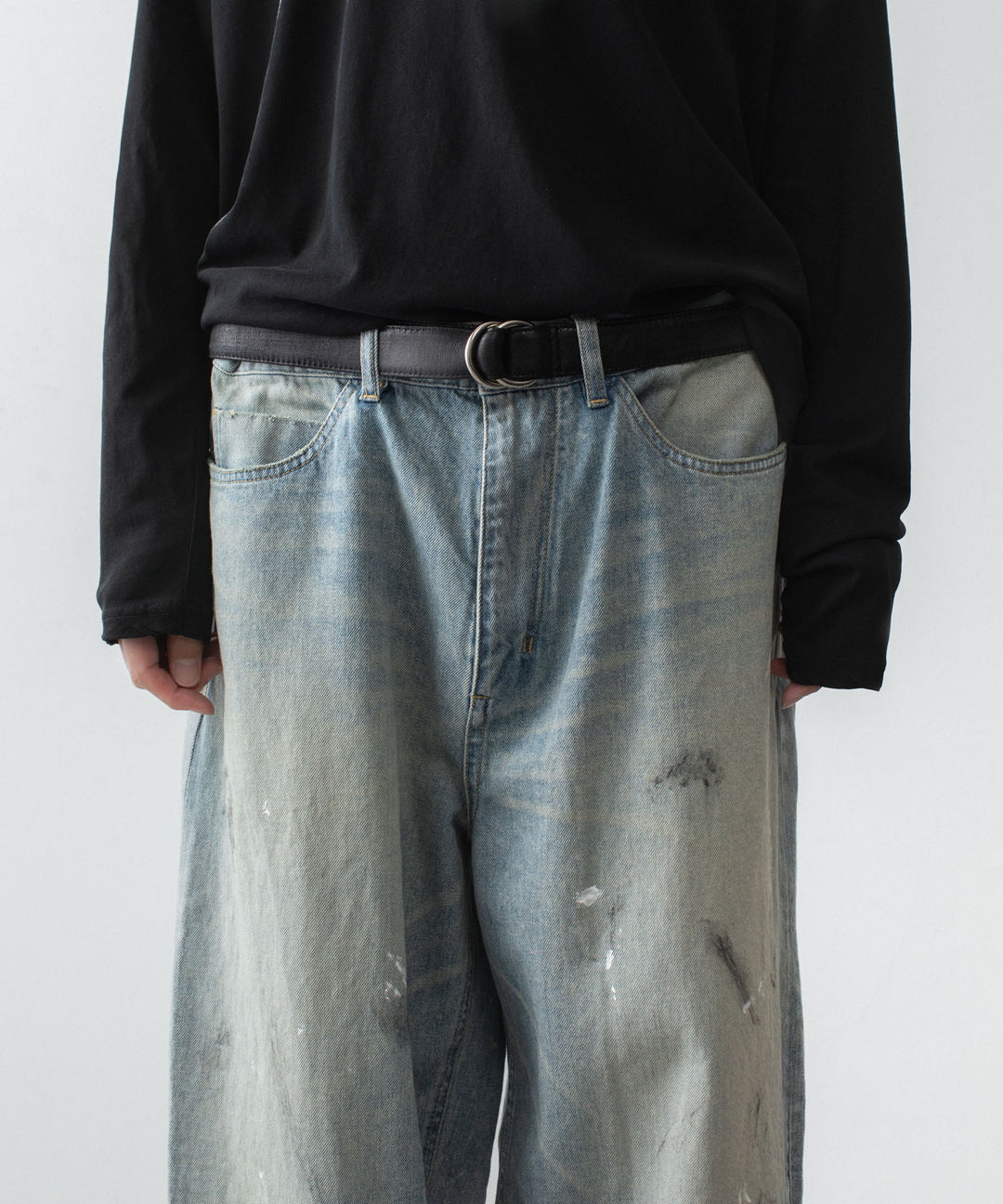 VEIN ヴェインの11OZ DENIM BAGGY JEANS - L.NAVYの公式通販サイトsession福岡セレクトショップ