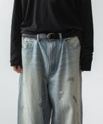 画像をギャラリービューアに読み込む, VEIN ヴェインの11OZ DENIM BAGGY JEANS - L.NAVYの公式通販サイトsession福岡セレクトショップ
