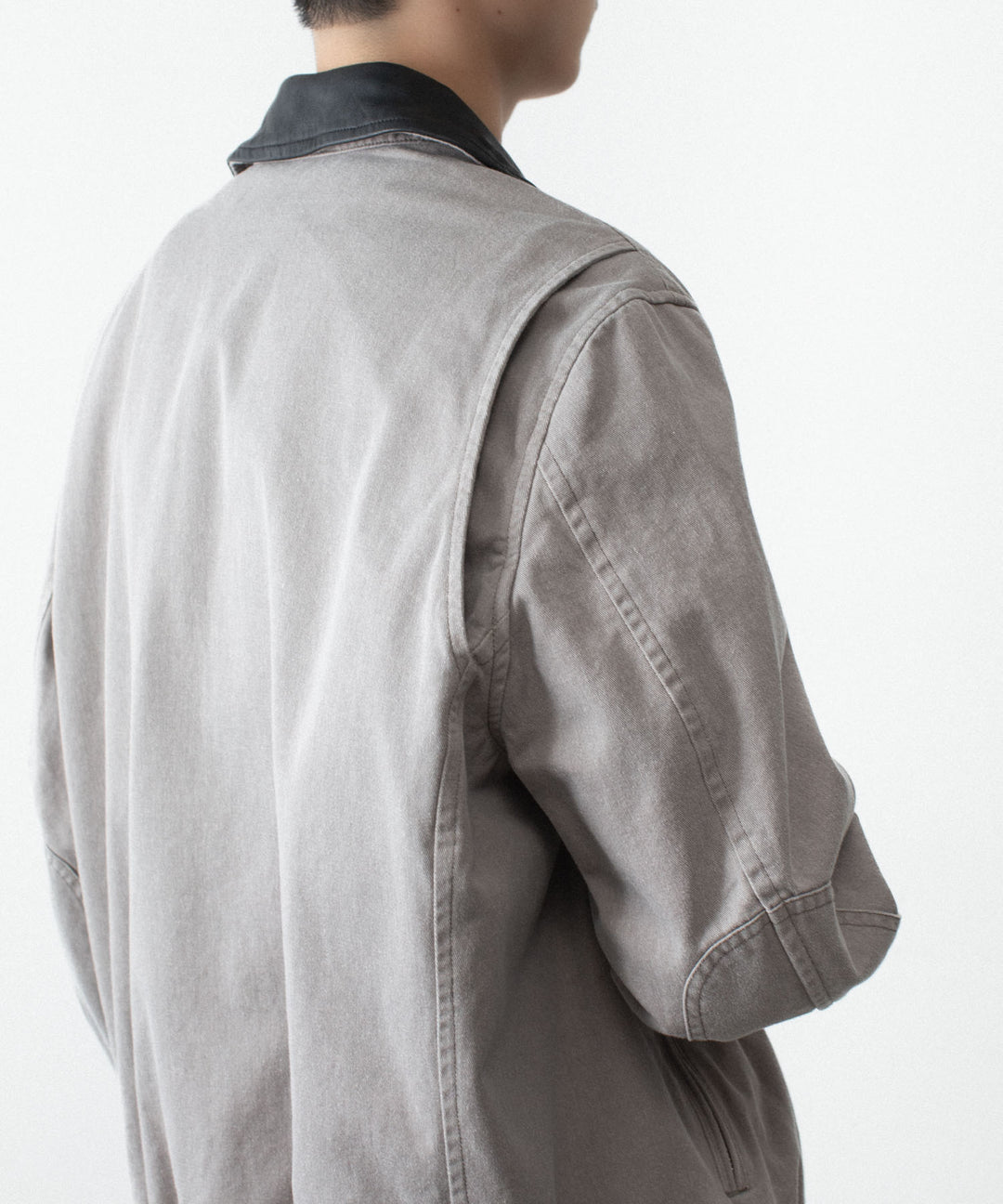 VEIN ヴェインのSULFUR DYED CHINO CLOTH WORK JKT - KHAKI GRAYの公式通販サイトsession福岡セレクトショップ