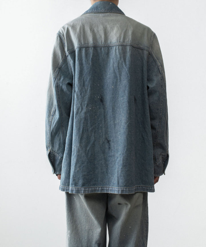 VEIN ヴェインの11OZ DENIM COVERALL JKT - L.NAVYの公式通販サイトsession福岡セレクトショップ