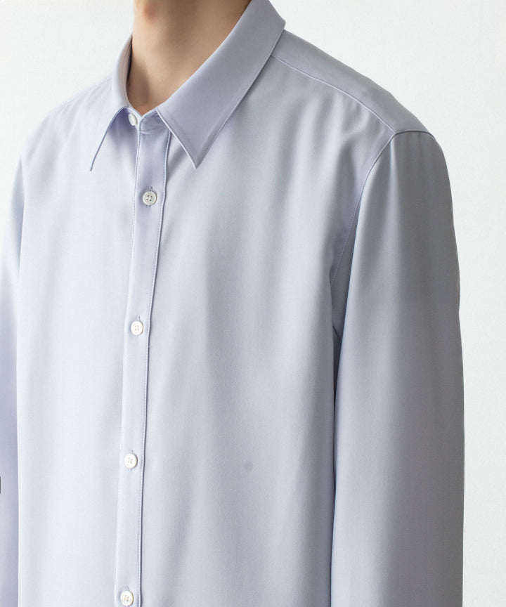 ATTACHMENT アタッチメントのPE COMPACT TWILL REGULAR COLLAR DRESS SHIRT - L.BLUEの公式通販サイトsession福岡セレクトショップ