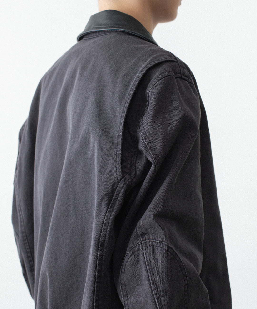 VEIN ヴェインのSULFUR DYED CHINO CLOTH WORK JKT - BLACKの公式通販サイトsession福岡セレクトショップ