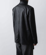 画像をギャラリービューアに読み込む, VEIN ヴェインのSYNTHETIC LEATHER 2B JKT - BLACK の公式通販サイトsession福岡セレクトショップ
