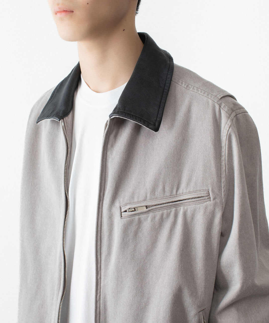 VEIN ヴェインのSULFUR DYED CHINO CLOTH WORK JKT - KHAKI GRAYの公式通販サイトsession福岡セレクトショップ