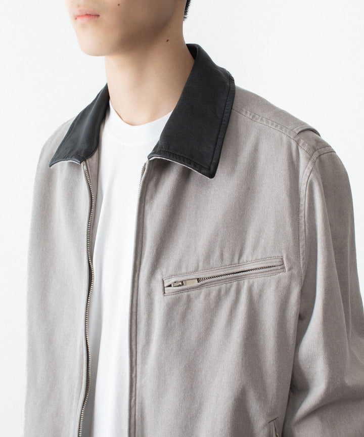 VEIN ヴェインのSULFUR DYED CHINO CLOTH WORK JKT - KHAKI GRAYの公式通販サイトsession福岡セレクトショップ