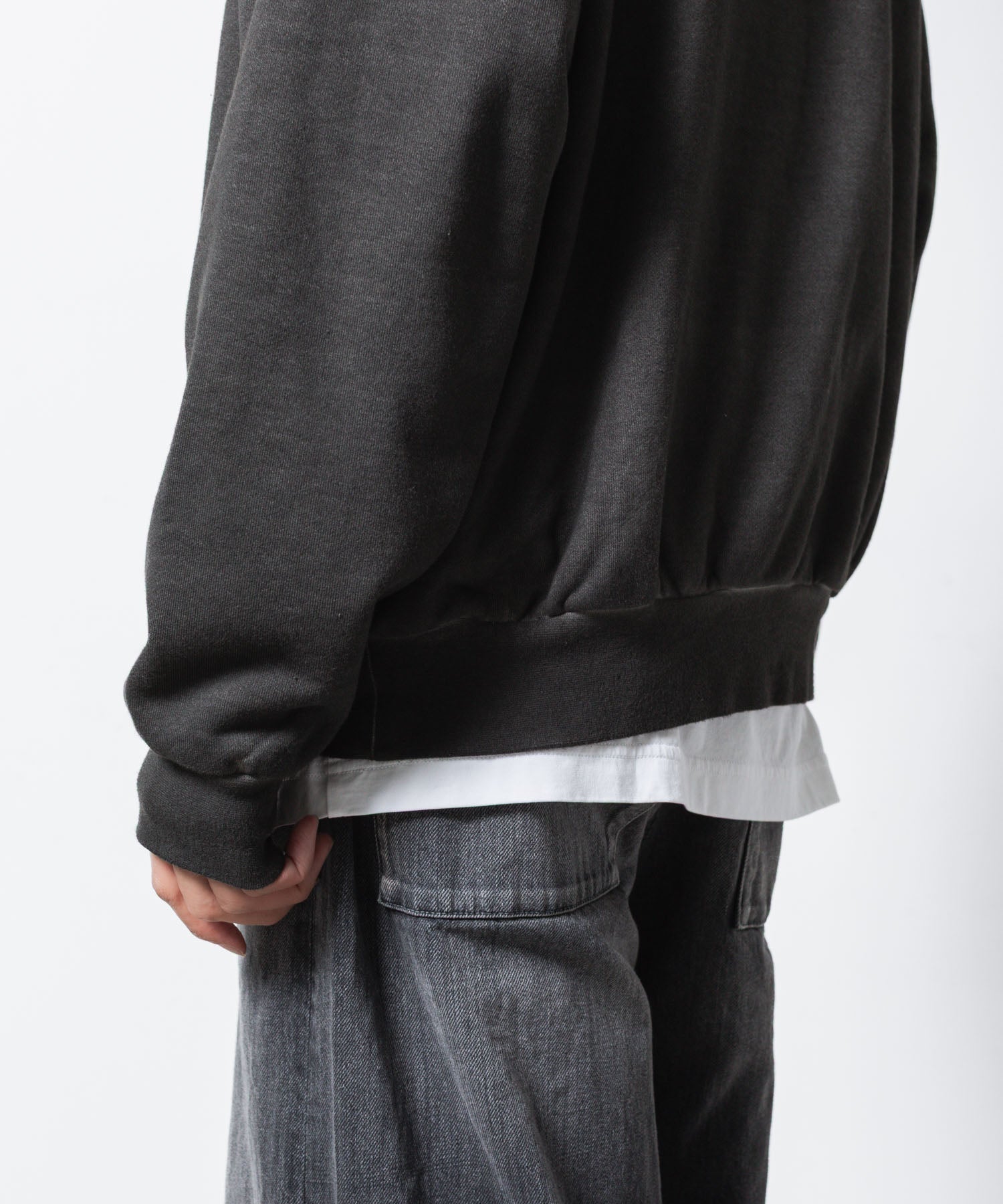VEIN ヴェインのJUMBERCA TERRY COLD DYED ZIP UP HOODIE - GRAYの公式通販サイトsession福岡セレクトショップ