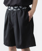 画像をギャラリービューアに読み込む, VEIN ヴェインの3/60 HIGH TWIST WOOL TRO EASY SHORTS - BLACKの公式通販サイトsession福岡セレクトショップ

