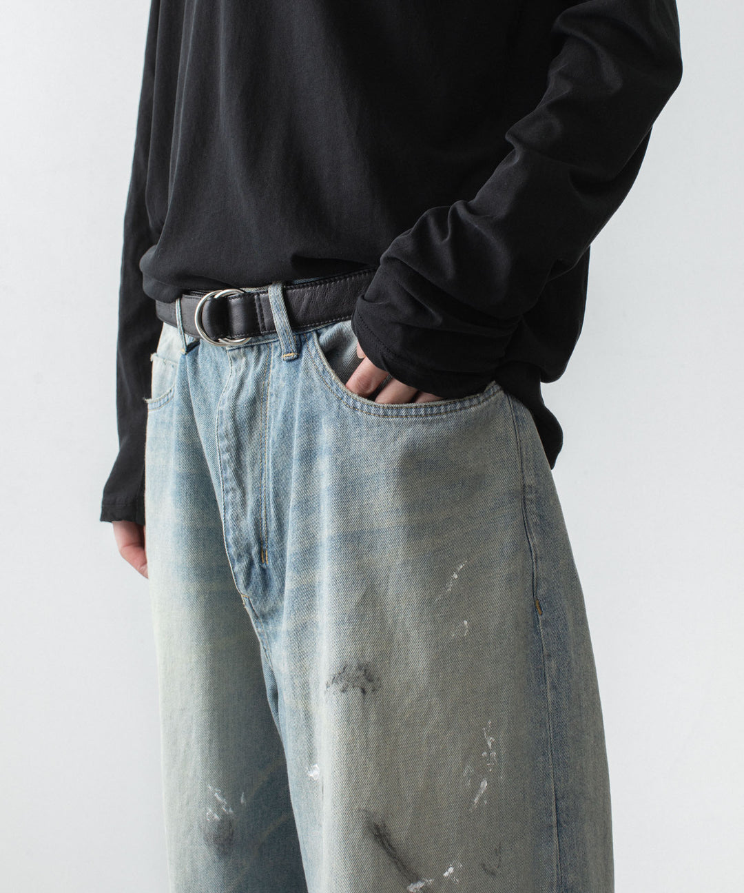 VEIN ヴェインの11OZ DENIM BAGGY JEANS - L.NAVYの公式通販サイトsession福岡セレクトショップ