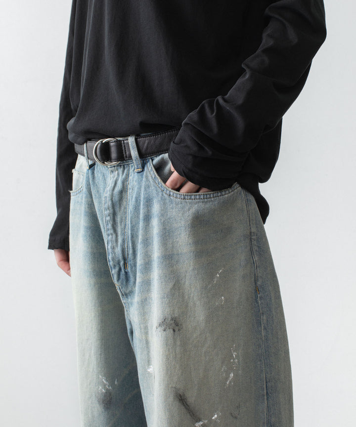 VEIN ヴェインの11OZ DENIM BAGGY JEANS - L.NAVYの公式通販サイトsession福岡セレクトショップ