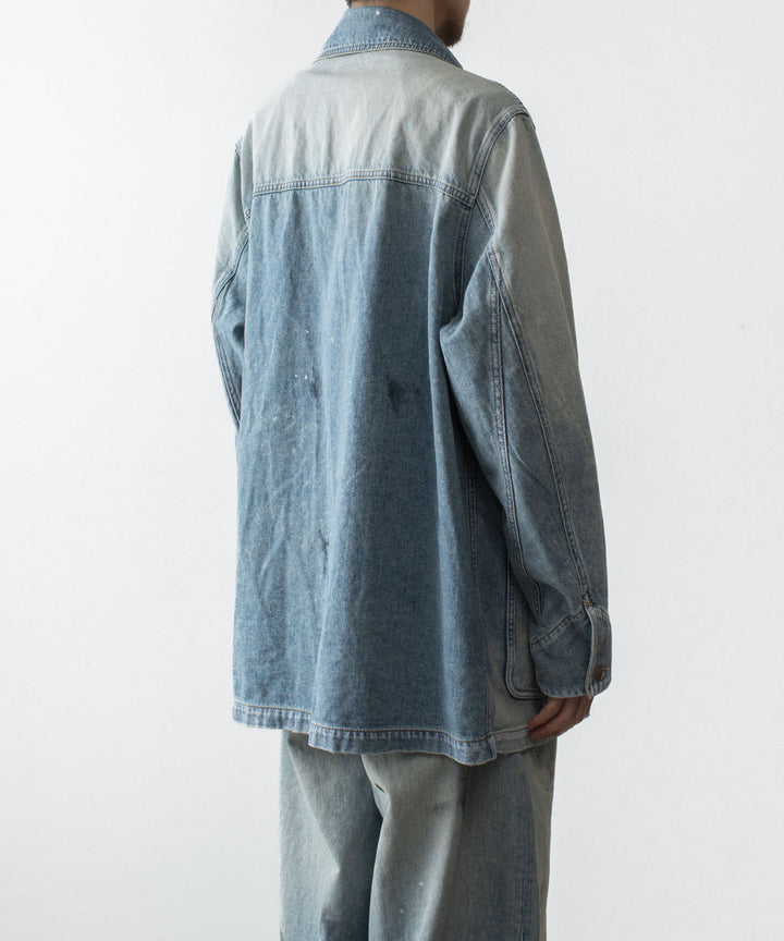 VEIN ヴェインの11OZ DENIM COVERALL JKT - L.NAVYの公式通販サイトsession福岡セレクトショップ