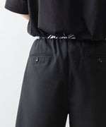 画像をギャラリービューアに読み込む, VEIN ヴェインの3/60 HIGH TWIST WOOL TRO EASY SHORTS - BLACKの公式通販サイトsession福岡セレクトショップ

