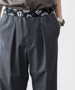 画像をギャラリービューアに読み込む, VEIN ヴェインの3/60 HIGH TWIST WOOL TRO EASY TROUSERS - D.GRAYの公式通販サイトsession福岡セレクトショップ
