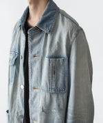画像をギャラリービューアに読み込む, VEIN ヴェインの11OZ DENIM COVERALL JKT - L.NAVYの公式通販サイトsession福岡セレクトショップ
