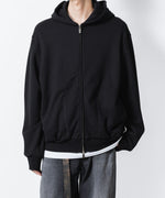画像をギャラリービューアに読み込む, VEIN ヴェインのJUMBERCA TERRY ZIP UP HOODIE - BLACKの公式通販サイトsession福岡セレクトショップ
