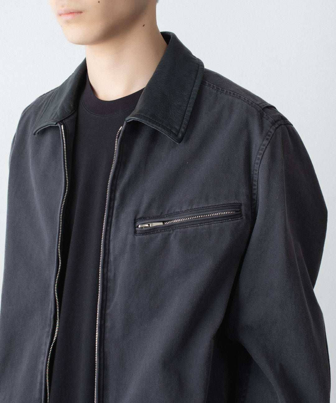 VEIN ヴェインのSULFUR DYED CHINO CLOTH WORK JKT - BLACKの公式通販サイトsession福岡セレクトショップ
