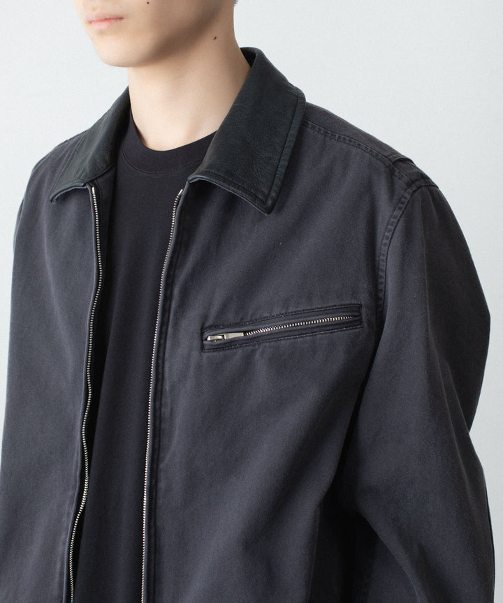 VEIN ヴェインのSULFUR DYED CHINO CLOTH WORK JKT - BLACKの公式通販サイトsession福岡セレクトショップ