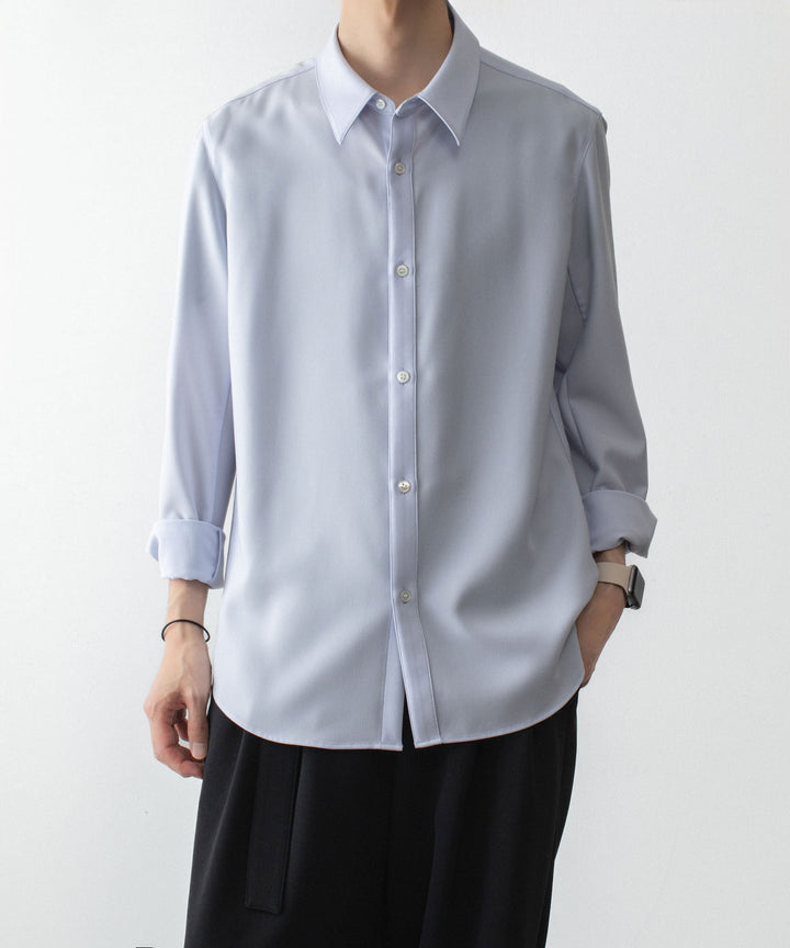 ATTACHMENT アタッチメントのPE COMPACT TWILL REGULAR COLLAR DRESS SHIRT - L.BLUEの公式通販サイトsession福岡セレクトショップ